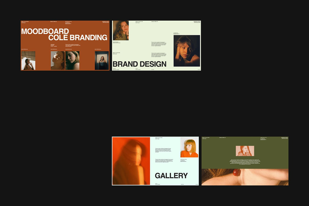 COLE Brand Portfolio Canva Template, a Presentation Template by Creatorism (Photo 5 of 9)