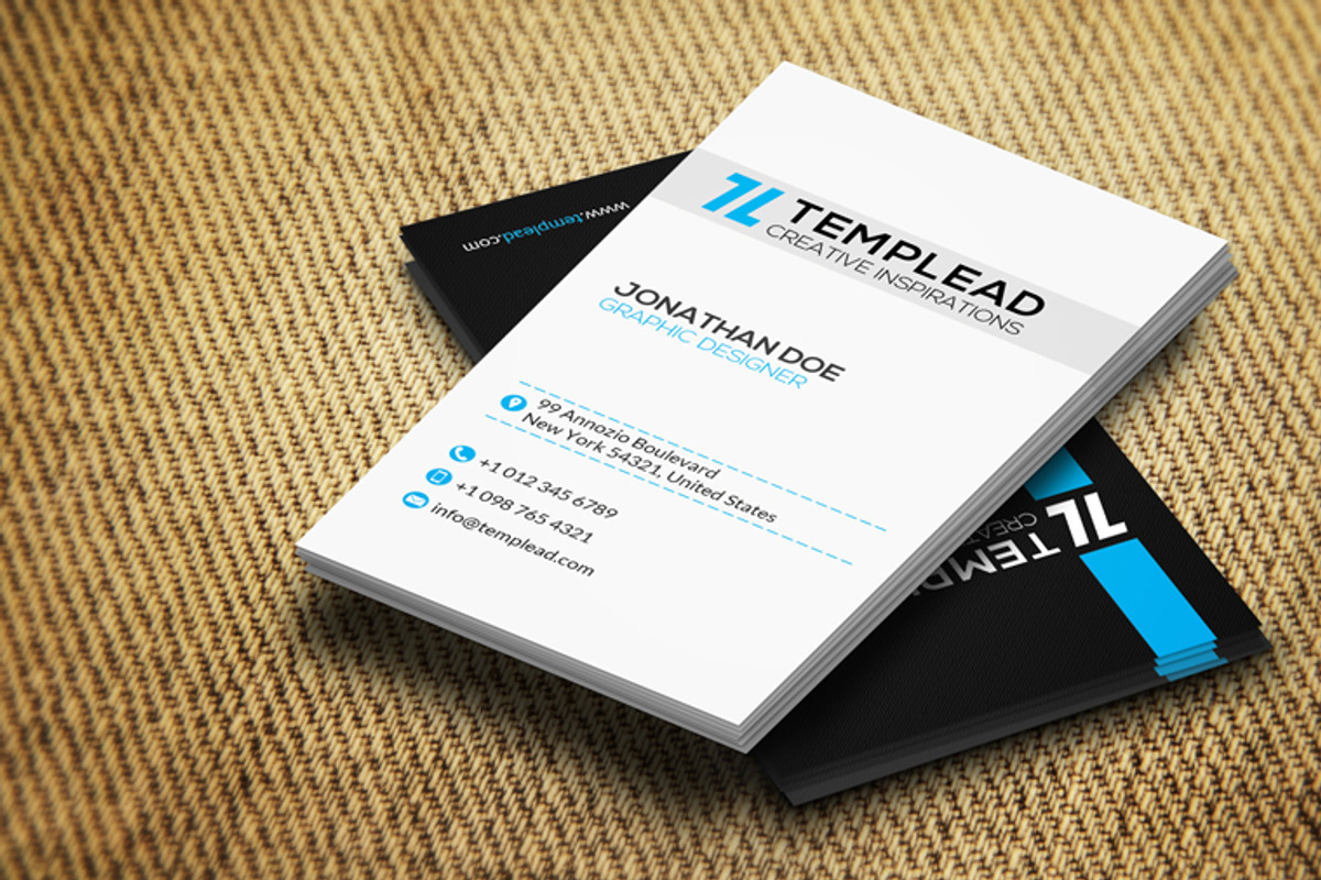 Corporate Business Card CM126, a Business Card Template by annozio (Photo 2 of 4)