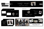 Black Canva YouTube Branding Kit, a Social Media Template by Studio Eburnean (Thumbnail 2 of 6)
