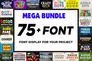 Colorful Display Font Bundle
