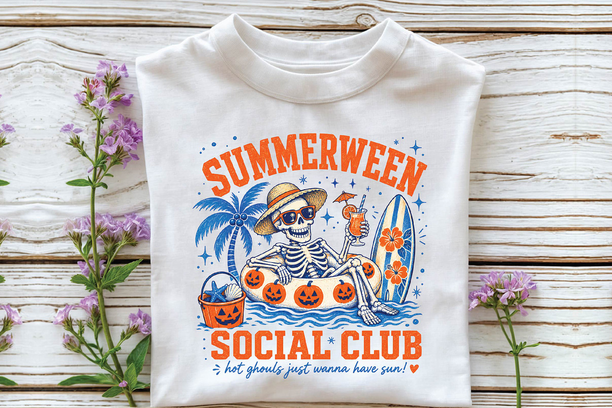 Summer Beach Sublimation Design, a Seasonal Illustration by DreamPrint404 (Photo 2 of 6)