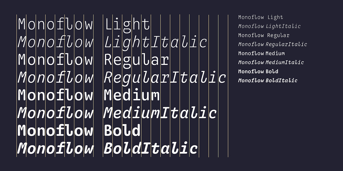 Monoflow, a Sans Serif Font by Finaltype (Photo 2 of 15)