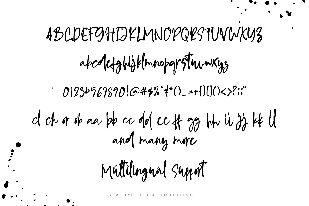 Ideal Type Casual Font, a Script Font by etigletters (Photo 11 of 12)