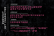 Emencut, a Sans Serif Font by twinstd (Thumbnail 11 of 13)