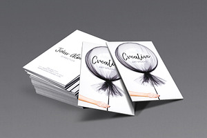 New fashion art business card