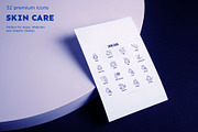 Skin Care | 32 Icons Set Hand Drawn, an Outline Icon by Marina Silence (Thumbnail 17 of 18)