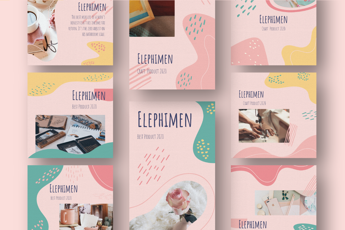 Elephimen Story & Feed Instagram, a Social Media Template by Inkofert (Photo 11 of 11)