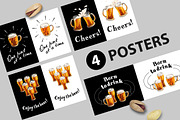 Beer. Posters, a Food Illustration by Yulia Ogneva (Thumbnail 2 of 5)