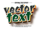 Harsh tone 3D editable text effect, a Layer Style Add-On by nicemorning (Thumbnail 2 of 3)