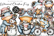 Coquette Christmas Frog, an Illustration by CreationArt (Thumbnail 1 of 6)