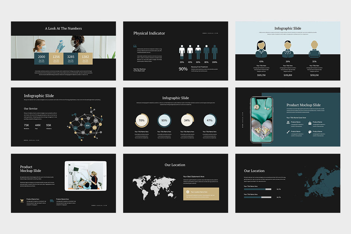 Ganua : Healthcare Powerpoint, a Presentation Template by Punkl Camp (Photo 8 of 9)