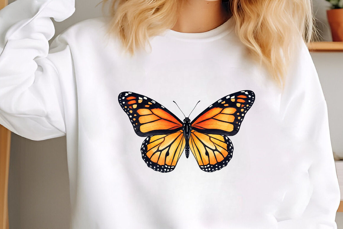 Butterfly PNG Clipart Bundle, an Illustration by SinaCreation (Photo 4 of 7)