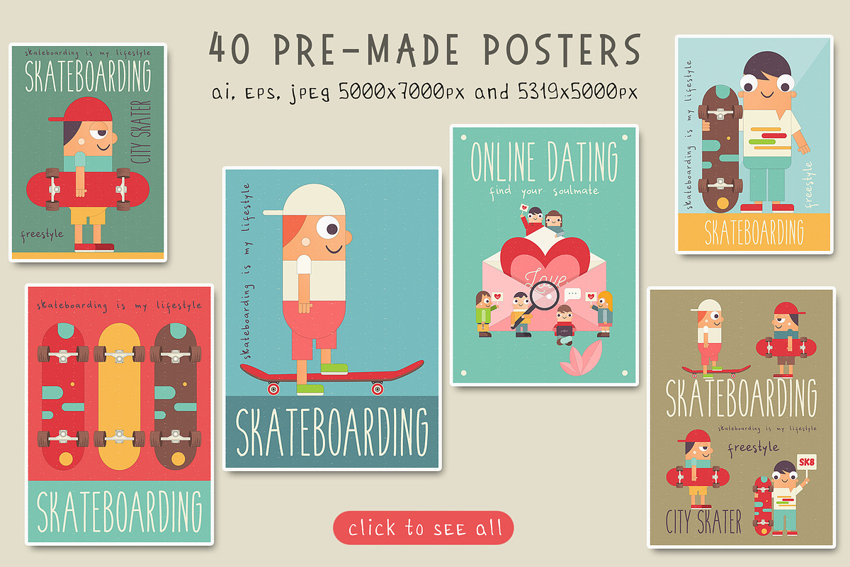 Cartoon People Bundle, an Education Illustration by ELFIVETROV DESIGN (Photo 7 of 13)