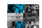 Photographer One Page Website PSD, a Landing Page Template by PRtopdesign (Thumbnail 2 of 4)