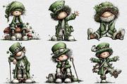 St Patricks Day Leprechaun Clipart, an Illustration by DreamCafeArt (Thumbnail 2 of 6)