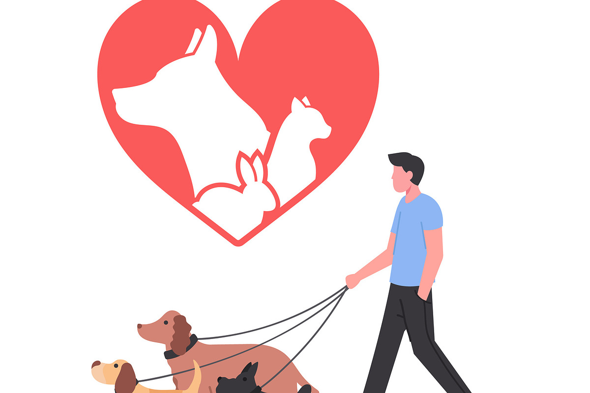 Pets Rescue and Protection Concept, an Animal Illustration by Double Bubble