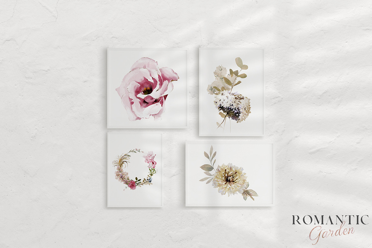 Watercolor Flowers & Leaves, a Decorative Illustration by Damian Roh (Photo 11 of 20)