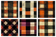 Halloween Plaid Seamless Pattern, a Pattern Graphic by Dream Creation (Thumbnail 3 of 7)