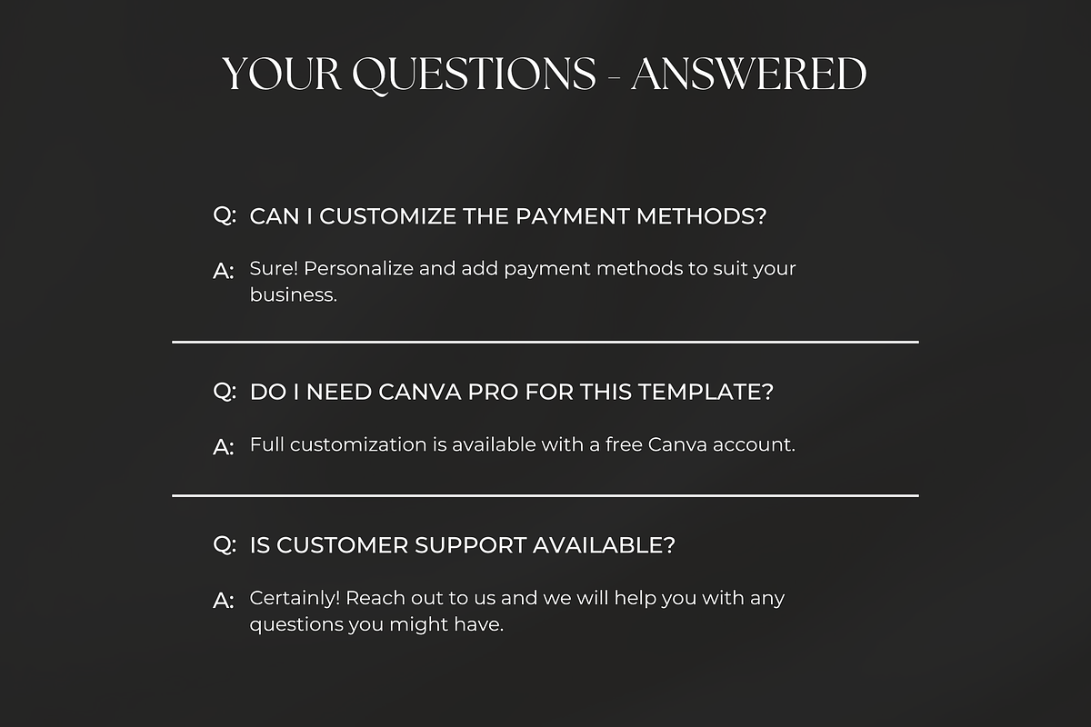 Printable Invoice Template for Canva, a Branding & Logo Template by Meraki Templates (Photo 7 of 8)