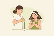 People with Matcha Illustration, an Object Graphic by Jump Studio (Thumbnail 10 of 12)
