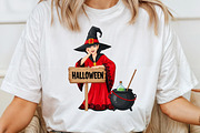 Halloween Cauldron Witch PNG, an Illustration by Craft Nest (Thumbnail 4 of 6)