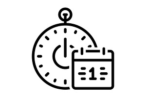 Endif finish black icon, an Outline Icon by Creative priyanka