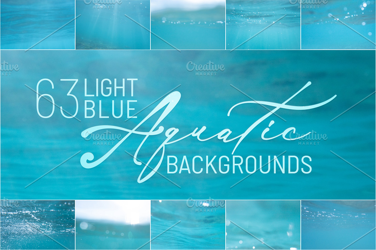 Blue Backgrounds Bundle - Underwater, an Abstract Photo by Sea & Light (Photo 6 of 11)