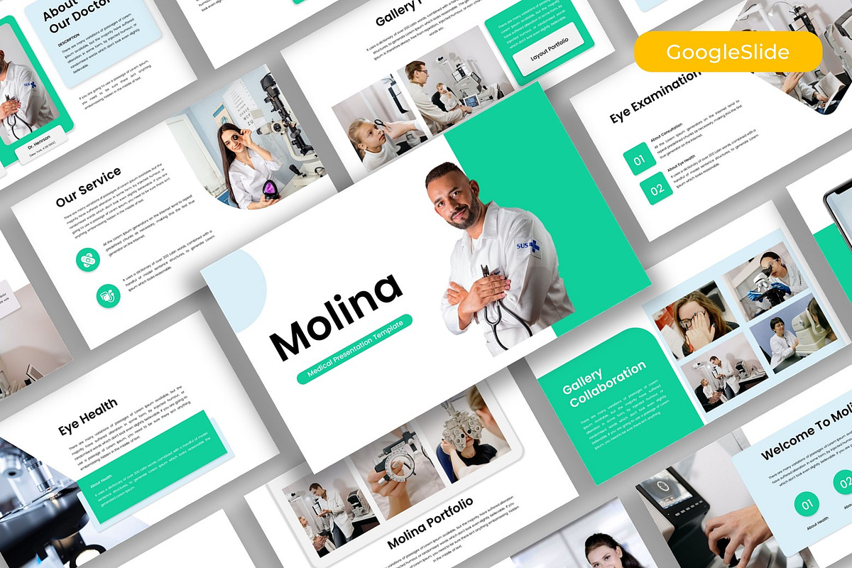 Molina – Medical Google Slide, a Presentation Template by kreatifreya (Photo 1 of 5)