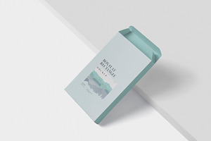 Box Mockup - Medium Flat Rectangle