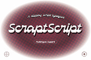 Scraptscript font, a Script Font by Brainware Graphic (Thumbnail 1 of 7)