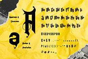 Vhamoku - Classic Blackletter Font, a Blackletter Font by Dhabee (Thumbnail 2 of 15)