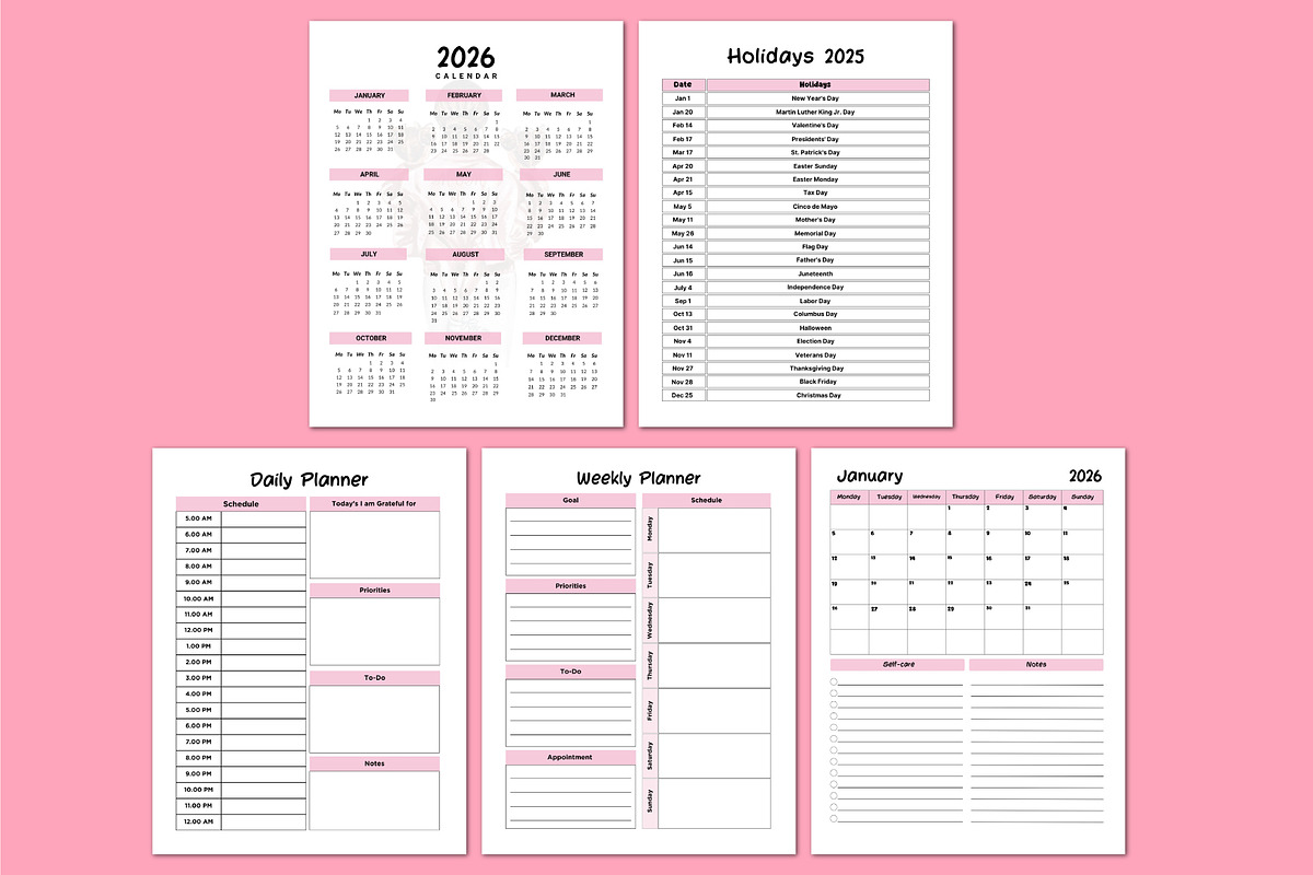 2026 Busy Mom For Kids, a Stationery Template by Shumaya (Photo 2 of 4)