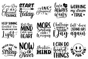 Positive Motivational Quotes SVG, an Object Graphic by EllaMaiyaali (Thumbnail 2 of 10)