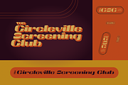 Screening Club Display, a Sans Serif Font by PiiNK iiNK STUDiO (Thumbnail 6 of 12)