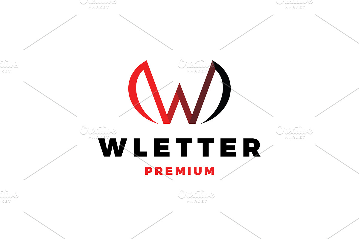 Initial Letter W Logo Template, a Branding & Logo Template by mesuka (Photo 2 of 2)