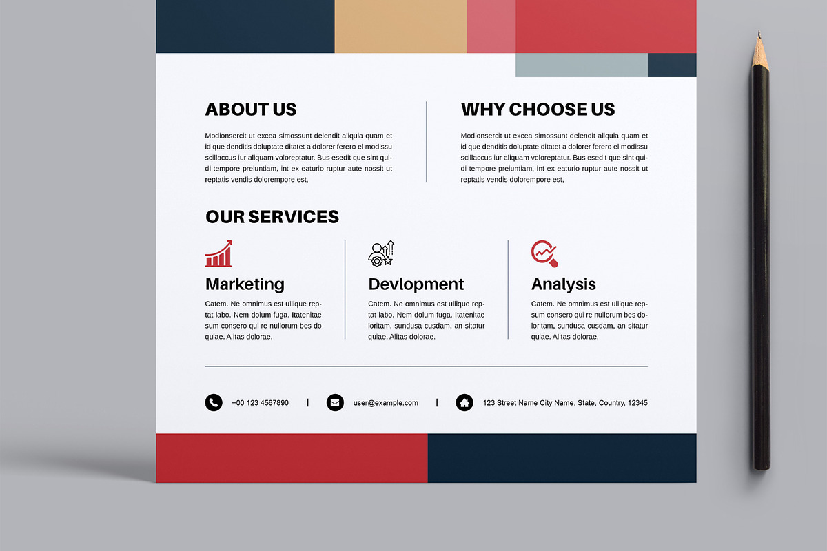 Corporate Flyer Design Layout, a Flyer Template by MightyDesign (Photo 3 of 8)
