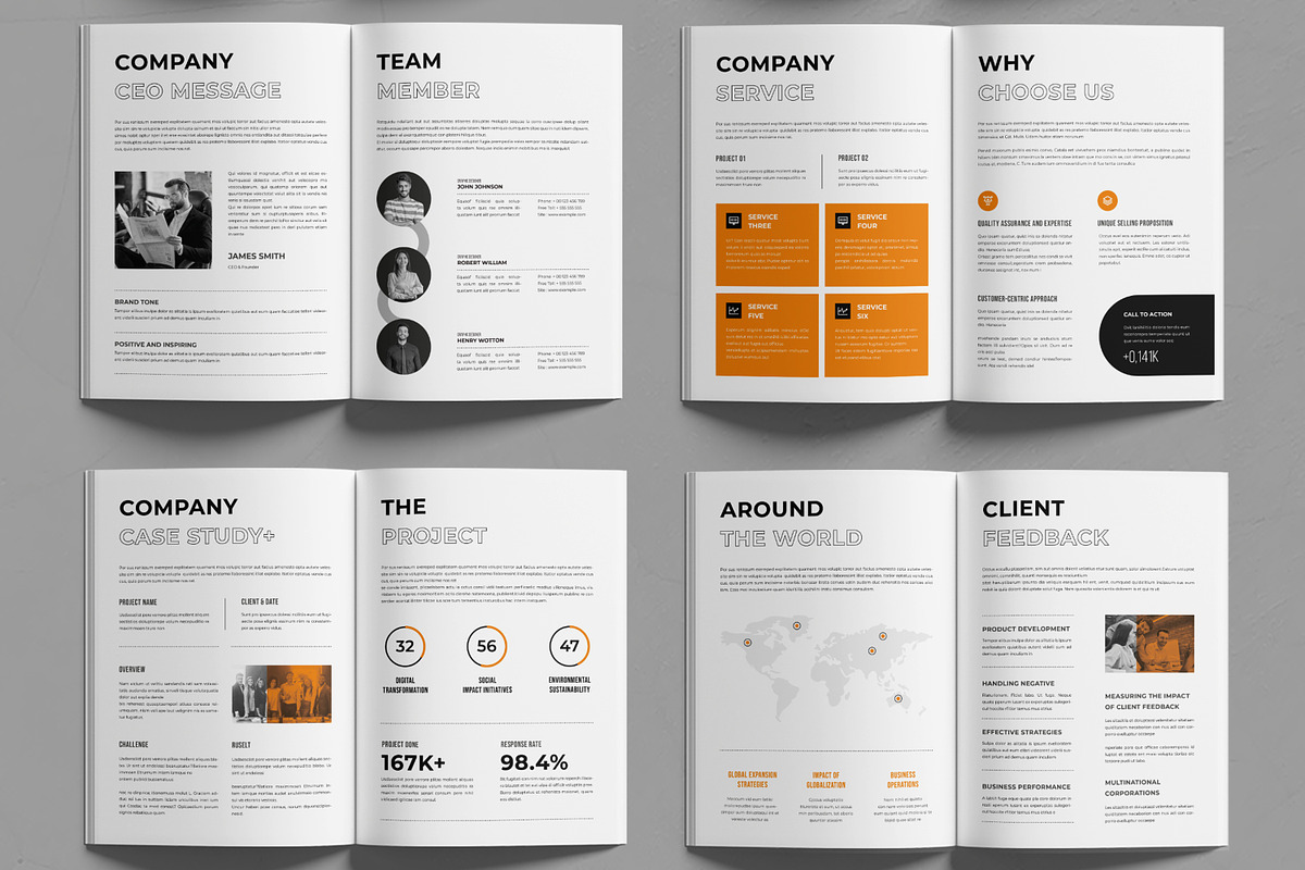 Company Profile Layout