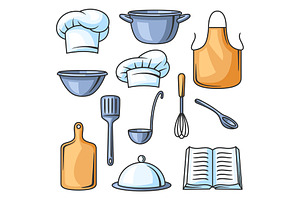 Set of kitchen utensils., an Object Graphic by incomible