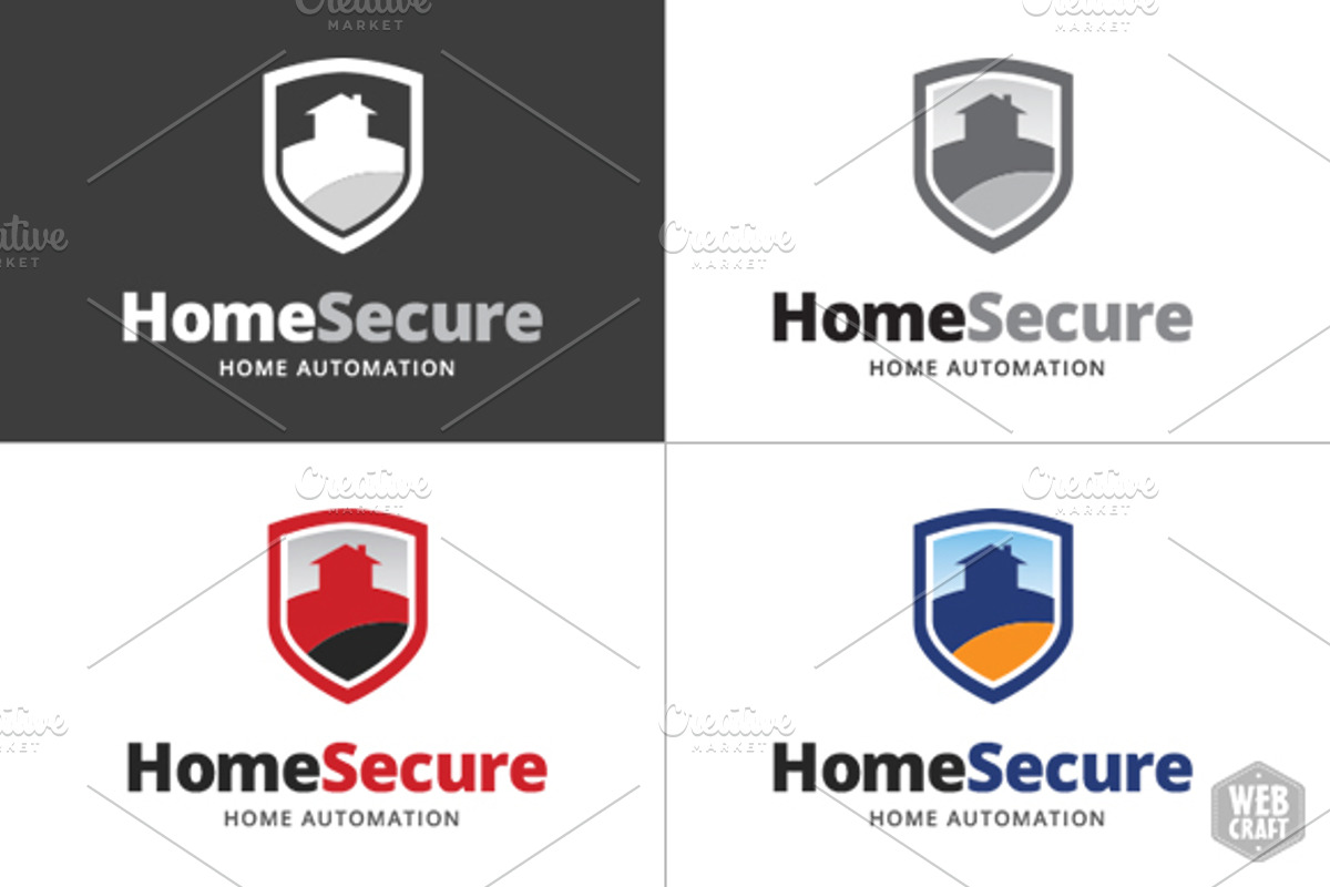 Home Secure Logo Template, a Branding & Logo Template by WebCraft (Photo 3 of 4)