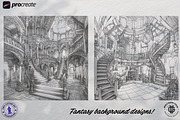 Procreate, Enchanted Realms, a Brush Add-On by Studio.Valhalla (Thumbnail 3 of 8)