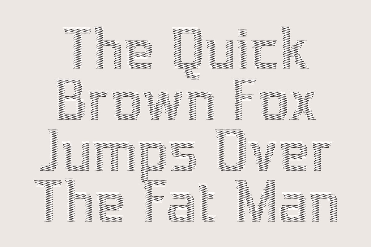 CS Blaster Ascii, a Sans Serif Font by Craft Supply Co. (Photo 6 of 8)