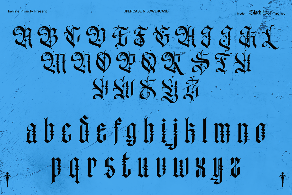 Eisenhardt - Gothic Blackletter Font, a Blackletter Font by Inviline.co (Photo 3 of 15)