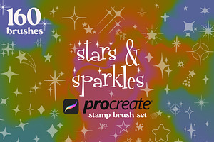 Star & Sparkles Procreate Stamps