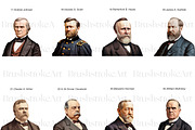 American Presidents Clipart, History, a Person Illustration by BrushstrokeArtGB (Thumbnail 4 of 9)