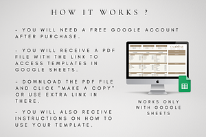 Google Sheets Bill Tracker 2024