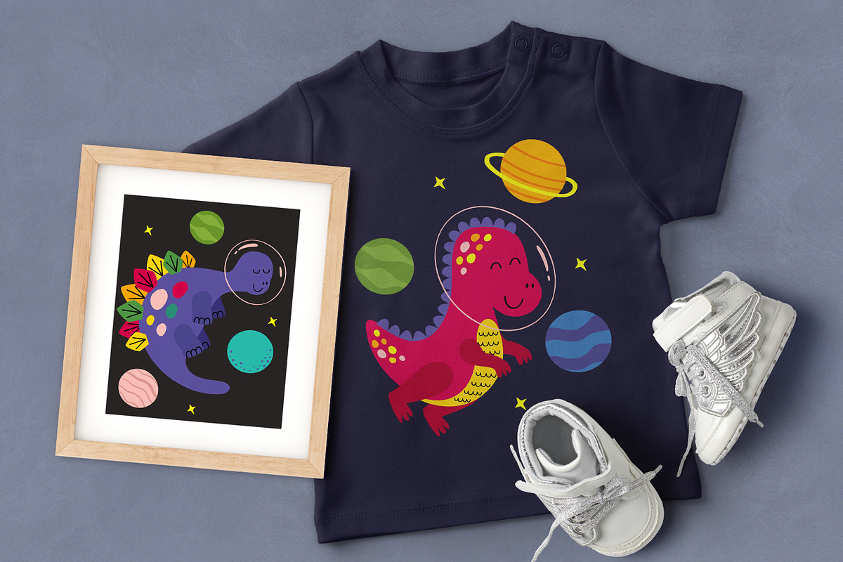 Kids Space Vector Clipart Bundle, a Decorative Illustration by NataKa (Photo 6 of 10)