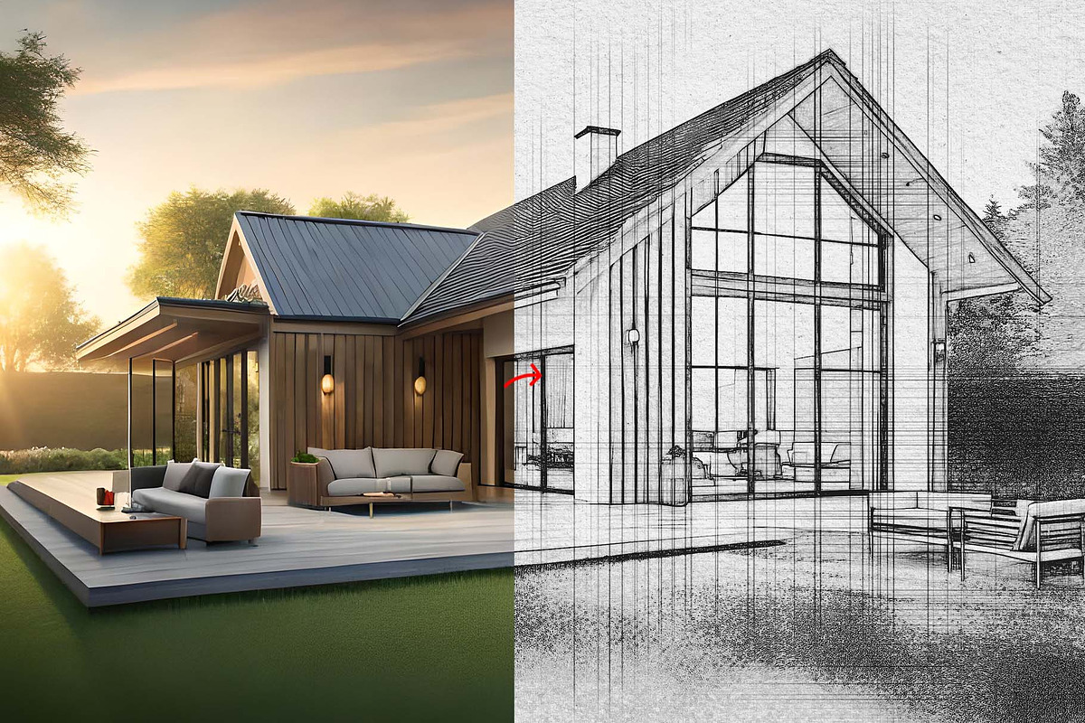 Architecture Drawing Action, an Action Add-On by Photoshop Action (Photo 9 of 10)