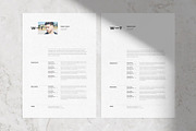 Wayne | CV / resume template, a Resume Template by CV house (Thumbnail 3 of 10)