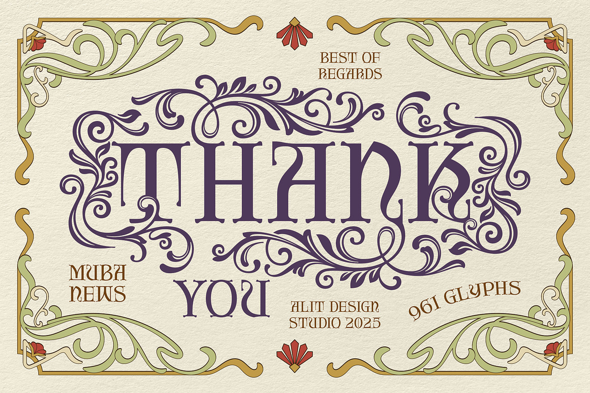 Muba News Typeface, a Serif Font by alit design (Photo 20 of 20)