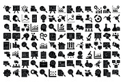 Research & Analysis Icon Pack, an Outline Icon by Vector Portal (Thumbnail 2 of 5)